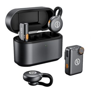 Hollyland HL-LARK M2S Mini Combo 2-Person Wireless Microphone System / 2.4 GHz / Space Gray