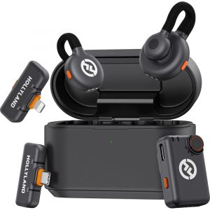 Hollyland HL-LARK M2S Ultimate Combo Ultimate Combo Wireless Microphone System/2-Person/Camera/Mobile Devices