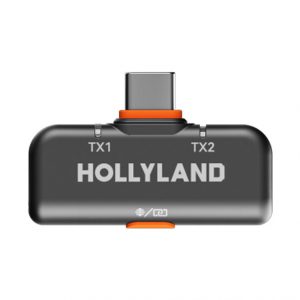 Hollyland HL-LARK M2S USB-C Receiver Wireless USB-C Receiver / 2.4 GHz / 1000 ft Range / Dual-Channel / Space Gray