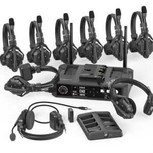 Hollyland HL-Solidcom C1-HUB8S Full Duplex Wireless Intercom System/8 Headsets/HUB/1000 ft Range