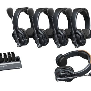 Hollyland HL-Solidcom SE – 5S (Global Version) 5-Person Full-Duplex Single-Ear Noise-Canceling/2.4GHz/ENC/1100ft