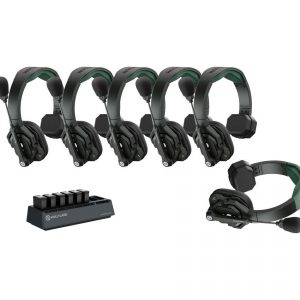 Hollyland HL-Solidcom SE Pro - 6S 6-Person Noise Cancelling Headset Intercom System/Full-Duplex Communication