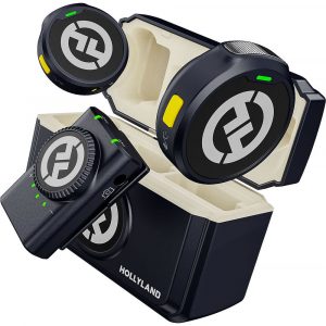 Hollyland LARK M2 Camera LARK M2 DUO Wireless Camera-Mount Microphone System 2-Person