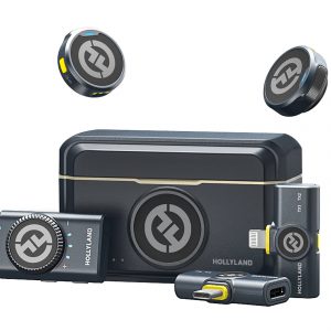 Hollyland LARK M2 Combo LARK M2 Wireless Lavalier Microphone Combo / 2 Transmitters / Dual Receivers