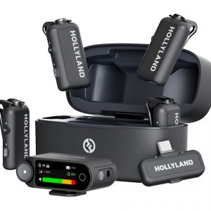 Hollyland LARK MAX 2 Combo 4-Person Version LARK MAX 2 Wireless Microphone System/4-Channel/32-Bit Audio