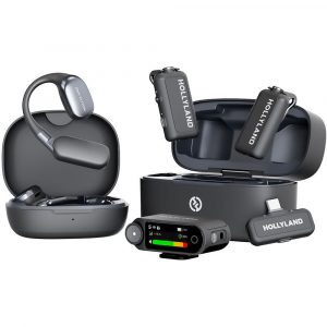 Hollyland LARK MAX 2 Ultimate Combo LARK MAX 2 Ultimate Combo Wireless Microphone System / 2 Transmitters / 32-Bit Audio