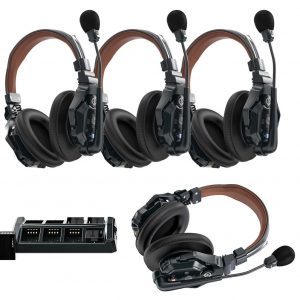Hollyland Solidcom C1 Pro-4S-DH 4-Person Noise Cancelling Headset Intercom Dual-Ear System