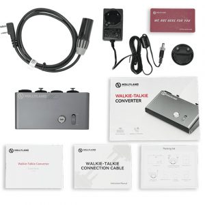 Hollyland Walkie-Talkie Converter-K Walkie-Talkie Converter/4-Wire Audio/DC Power Supply/Compact Design