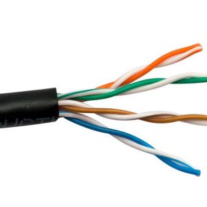 ICRealtime CAT5E-BK-HDBX CAT5E 350 MHz 24 AWG SOLID BC 4PR CABLE, BLACK