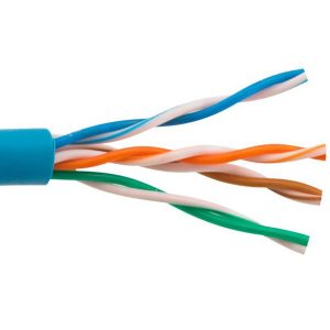 ICRealtime CAT5E-BLUE CAT5E 350 MHz 24 AWG SOLID BC 4PR CABLE, BLUE