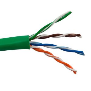 ICRealtime CAT5E-GN-5 CAT5E 350 MHz 24 AWG SOLID 4PR UTP CABLE, GREEN