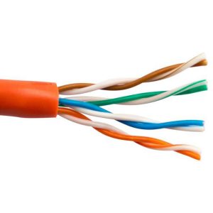 ICRealtime CAT5E-OR-HDBX CAT5E 350 MHz 24 AWG SOLID BC 4PR CABLE, ORANGE