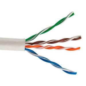 ICRealtime CAT5E-WT CAT5E 350 MHz 24 AWG SOLID BC 4PR CABLE, WHITE