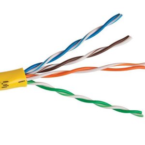ICRealtime CAT5E-YL-5 CAT5E 350 MHz 24AWG SOLID BC 4PR CABLE, YELLOW