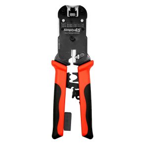 ICRealtime S45-C101 PROSeries Heavy Duty RJ45 Crimp Tool for all S45 brand UTP & STP RJ45 Modular Plugs - 1Ea/Blister