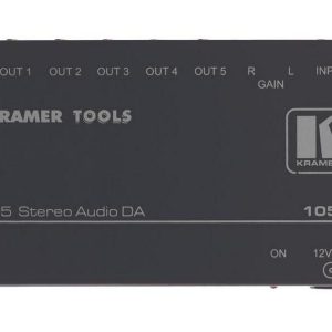 Kramer 105A 1×5 Stereo Audio Distribution Amplifier