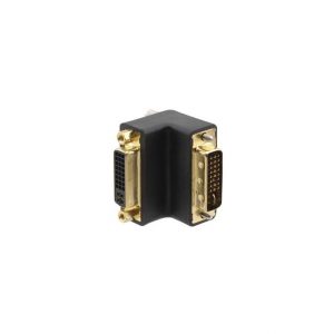 Kramer AD-DF/DM/RA DVI-I (F) to DVI-I (M) Right-Angled Adapter