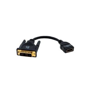 Kramer ADC-DM/HF DVI-D (M) to HDMI (F) Adapter Cable – 1