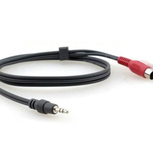 Kramer C-A35M/2RAM-6 3.5mm (M) to 2 RCA (M) Breakout Cable - 6ft