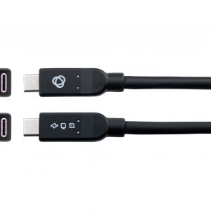 Kramer C-U32/MFF-10 USB-C to USB-C 10ft / USB 3.2 Gen 2 10Gbps / 4K@60 4:4:4 / 100W / K-Lock