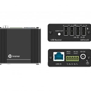 Kramer EXT3-U-R USB 2.0 Receiver / Extended CAT Extender 100m / Audio / RS-232 / 2-way Power