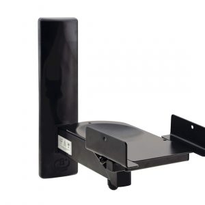 Kramer DOLEV-MOUNT/WHITE(PAIR) Side-Clamping Speaker Wall Mount / Clamp 135mm-280mm / +/-7deg Tilt / 360deg Swivel / White Pair