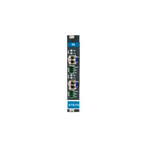 Kramer F676-IN2-F16/STANDALONE 4K60 4:2:0 HDMI over Ultra-Reach MM/SM Fiber Input Card / Dual SFP+ / RS-232