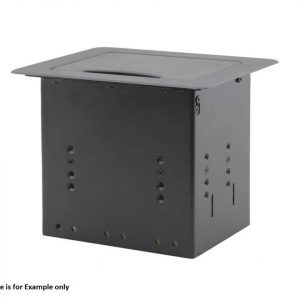 Kramer TBUS-3xl(BC) Table Mount Modular Multi-Connection Solution/Brushed Clear