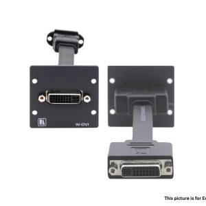Kramer W-DVI(B) DVI-I Wall Plate Insert/Black