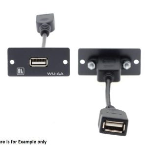 Kramer WU-AA(B) USB-A to USB-A Insert/Black