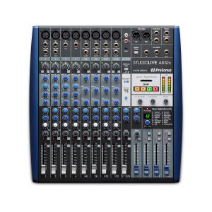 PreSonus StudioLive AR12c 12-channel USB-C Compatible Audio Interface/Analog Mixer/Stereo SD Recorder