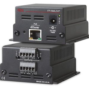 RDL FP-NML2VP Network to Mic/Line Interface with VCA/2 Balanced Mic/Line Out and PoE