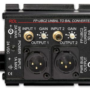RDL FP-UBC2 2 Channel Unbalanced to Balanced Converter