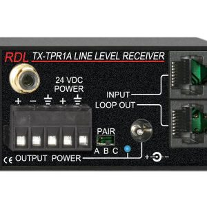 RDL TX-TPR1A Active Single-Pair Extender (Receiver)/Format-A/balanced line output