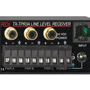 RDL TX-TPR3A Active 3-Pair Extender (Receiver)/Format-A/balanced line output