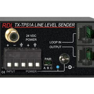 RDL TX-TPS1A Active 1-Pair Extender (Transmitter)/Format-A/balanced line output