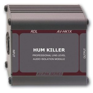 RDL AV-HK1X HUM KILLER Audio Isolation Transformer/XLR input and output