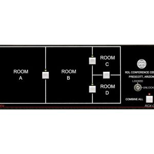 RDL RCX-CD1L Remote Control for RCX-5C Room Combiner with key lock