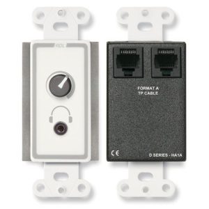RDL D-HA1A Format-A Stereo Headphone Amplifier with Guest Room Audio System