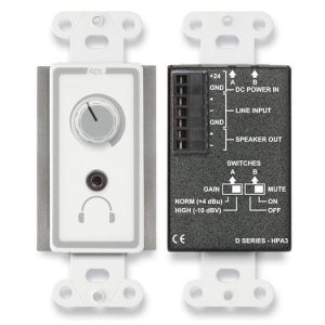 RDL D-HPA3 3.5 Watt Audio Power and Headphone Amplifier