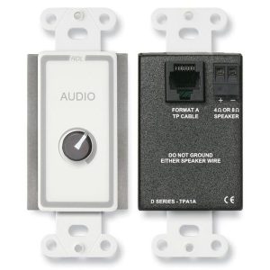 RDL D-TPA1A 3.5 Watt Decora Audio Power Amplifier/Guest Room Audio System