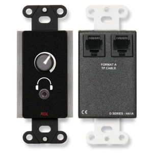RDL DB-HA1A Format-A Stereo Headphone Amplifier/Black