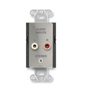 RDL DS-CIJ3D Audio Extender with Consumer Input Jacks/Stereo/Stainless