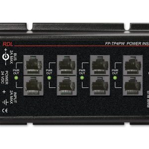 RDL FP-TP4PW Power Inserter/Twisted Pair /4 sets of outputs/signal loop-through