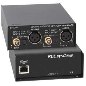 RDL SF-DN4 Digital Audio to Network Interface