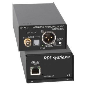 RDL SF-ND2 Network to Digital Audio Interface