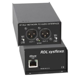 RDL SF-NL2 Network to Audio Interface