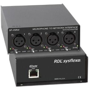 RDL SF-XMN4 Microphone to Network Interface