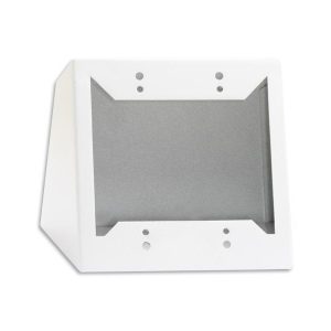 RDL DC-2W Double Desktop/Wall Mounted Chassis for Remote Controls/Panels/White