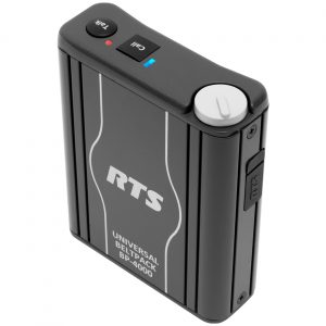 RTS BP4000A5F Single Channel Universal Beltpack / A5F Headset Jack / Auto-Wiring Detection / Power Management